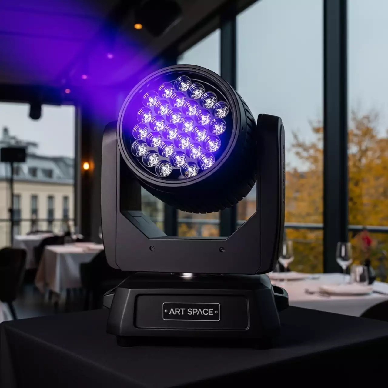 Аренда Головы светодиодные GLP Impression X 4 в ресторане «La Terrazza» — ART SPACE