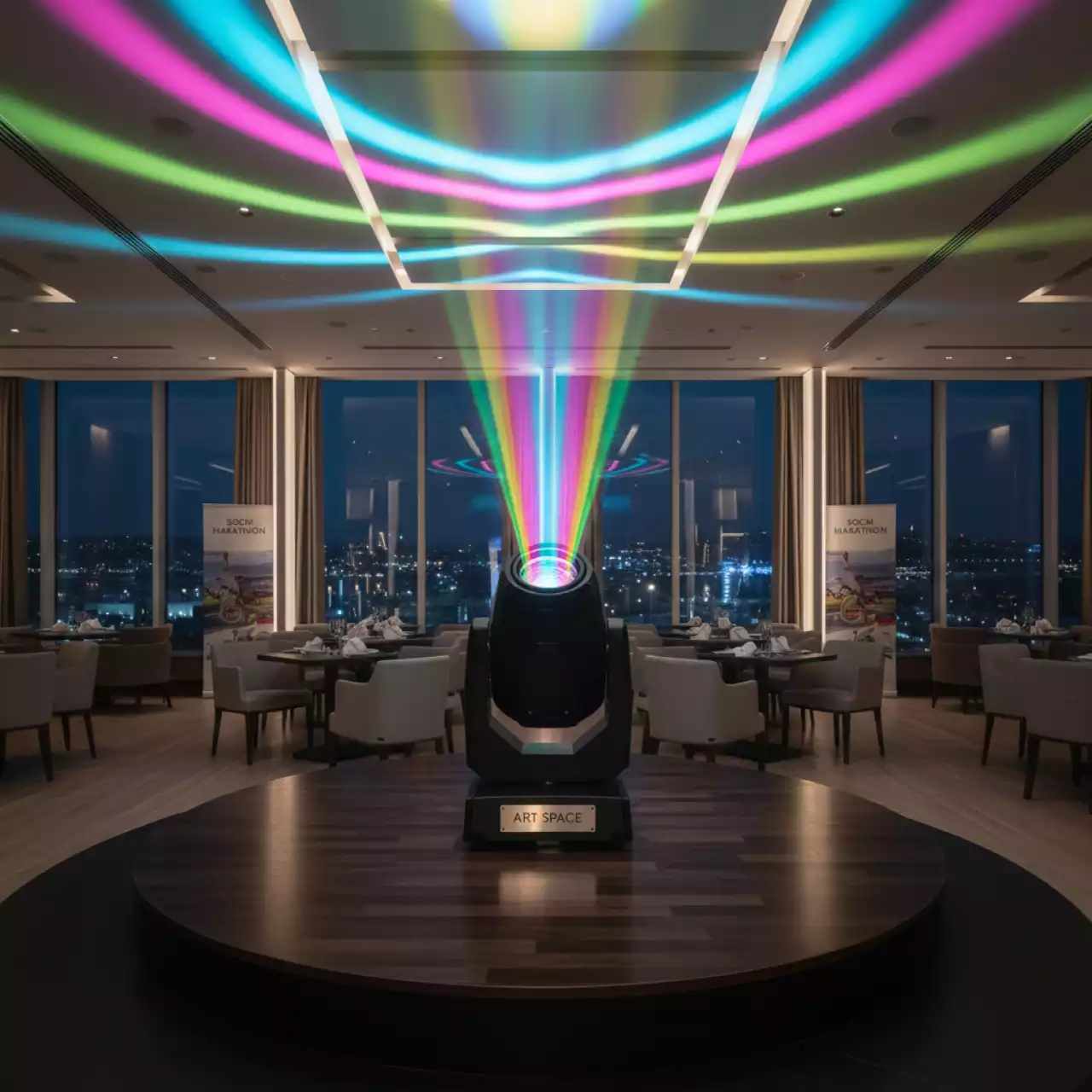 Аренда Головы световые Diapro colorspot 16R CMY в ресторане «La Terrazza» — ART SPACE