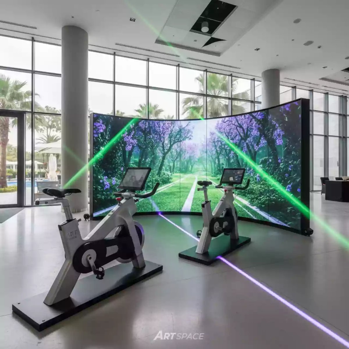 Аренда Гонки на велотренажерах в Radisson Collection Paradise — ART SPACE