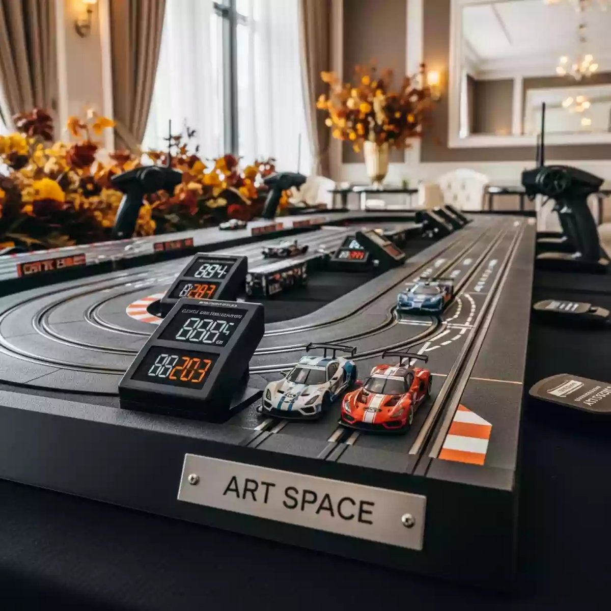 Аренда Гонки слот кары в Rodina Grand Hotel & SPA — ART SPACE