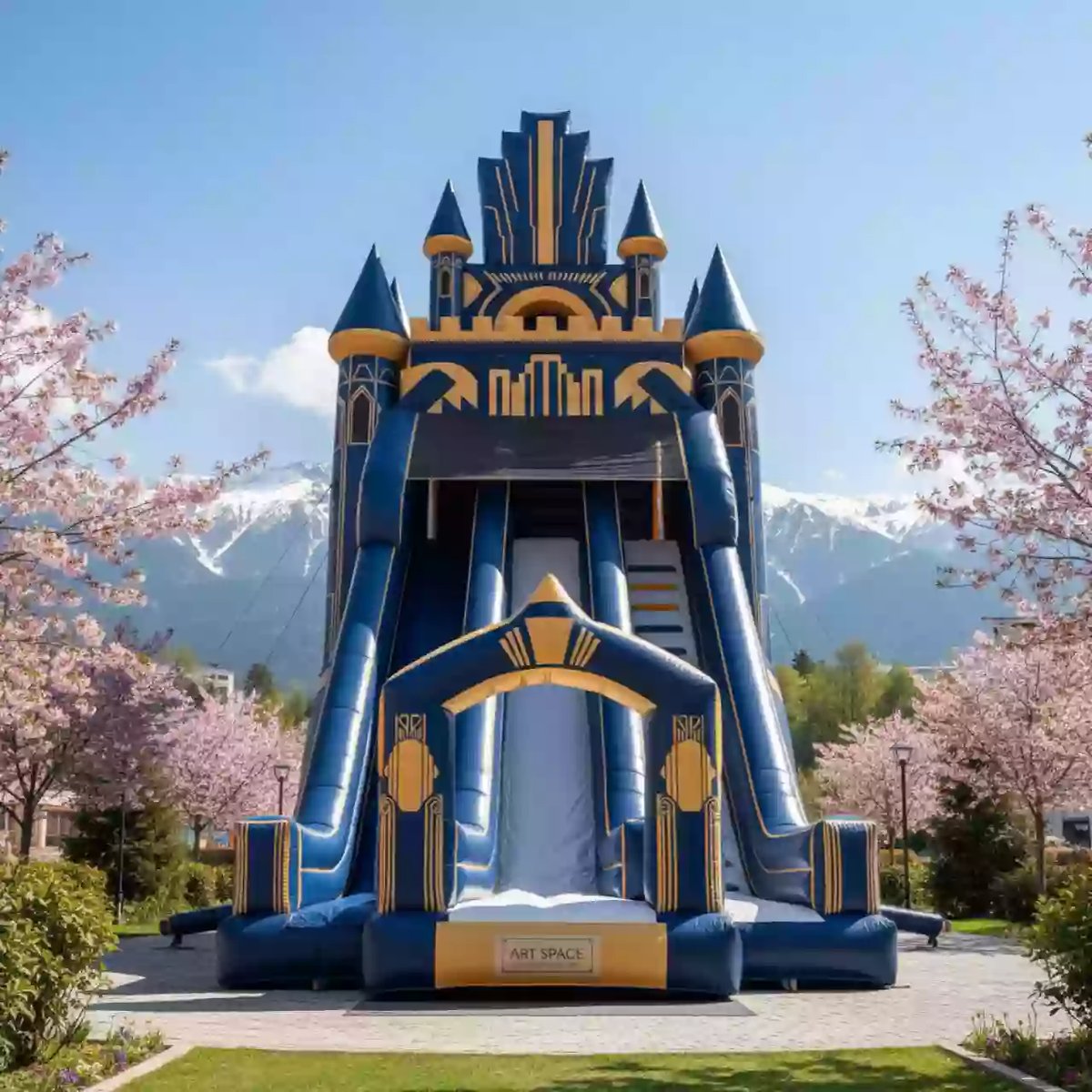 Аренда Горка батут надувная Замок в Sochi Marriott Krasnaya Polyana — ART SPACE