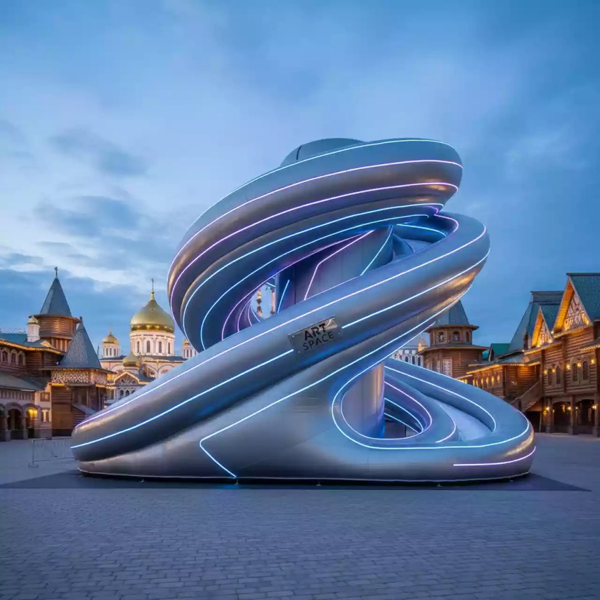 Аренда Горки надувные для детей в этно-парке «Моя Россия» — ART SPACE