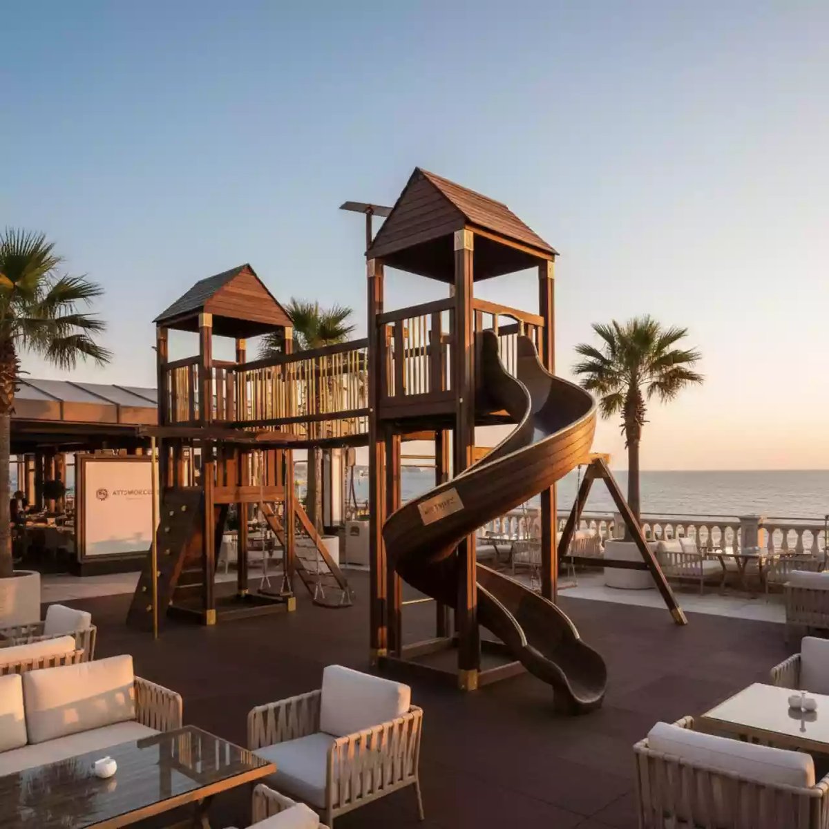 Аренда Городок детский Выше Всех Новая Победа 6 в ресторане «Паруса» — ART SPACE