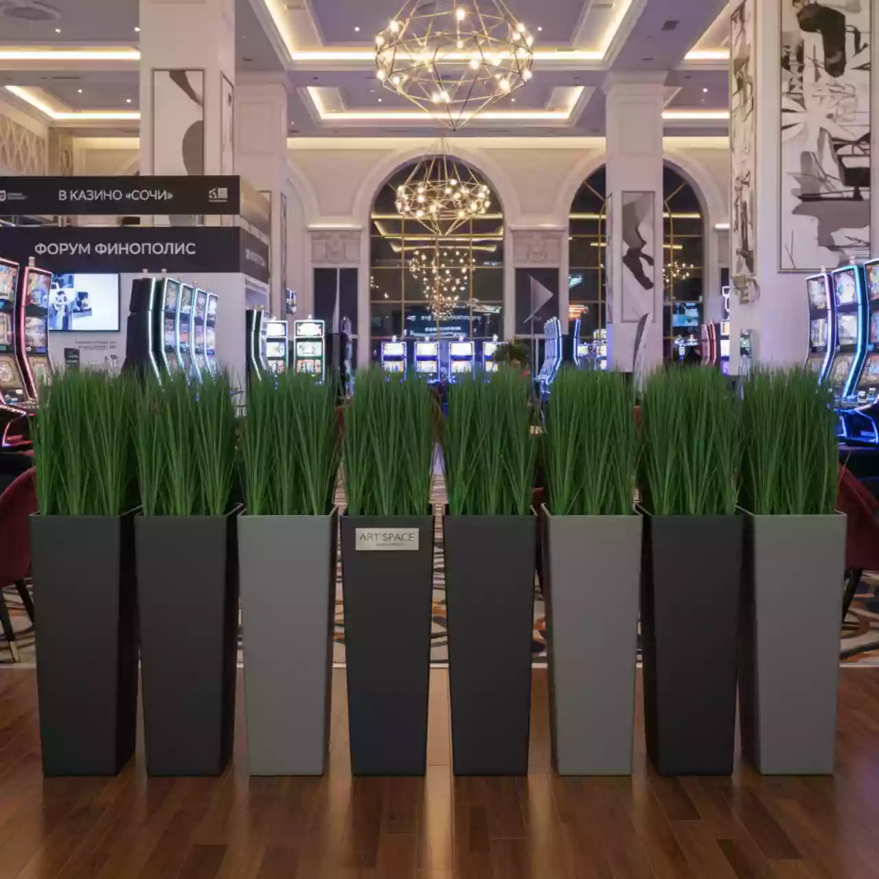 Аренда Горшки для рассады 10 шт 7х7х65 см в казино «Сочи» — ART SPACE