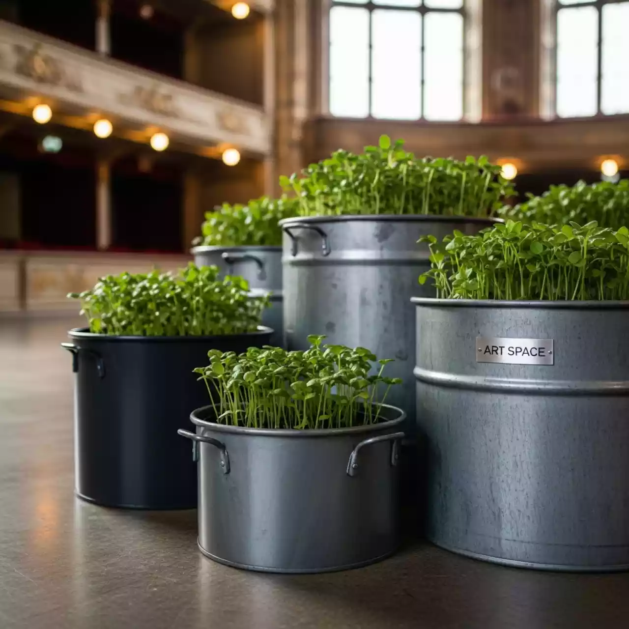 Аренда Горшки для рассады в Зимнем театре — ART SPACE