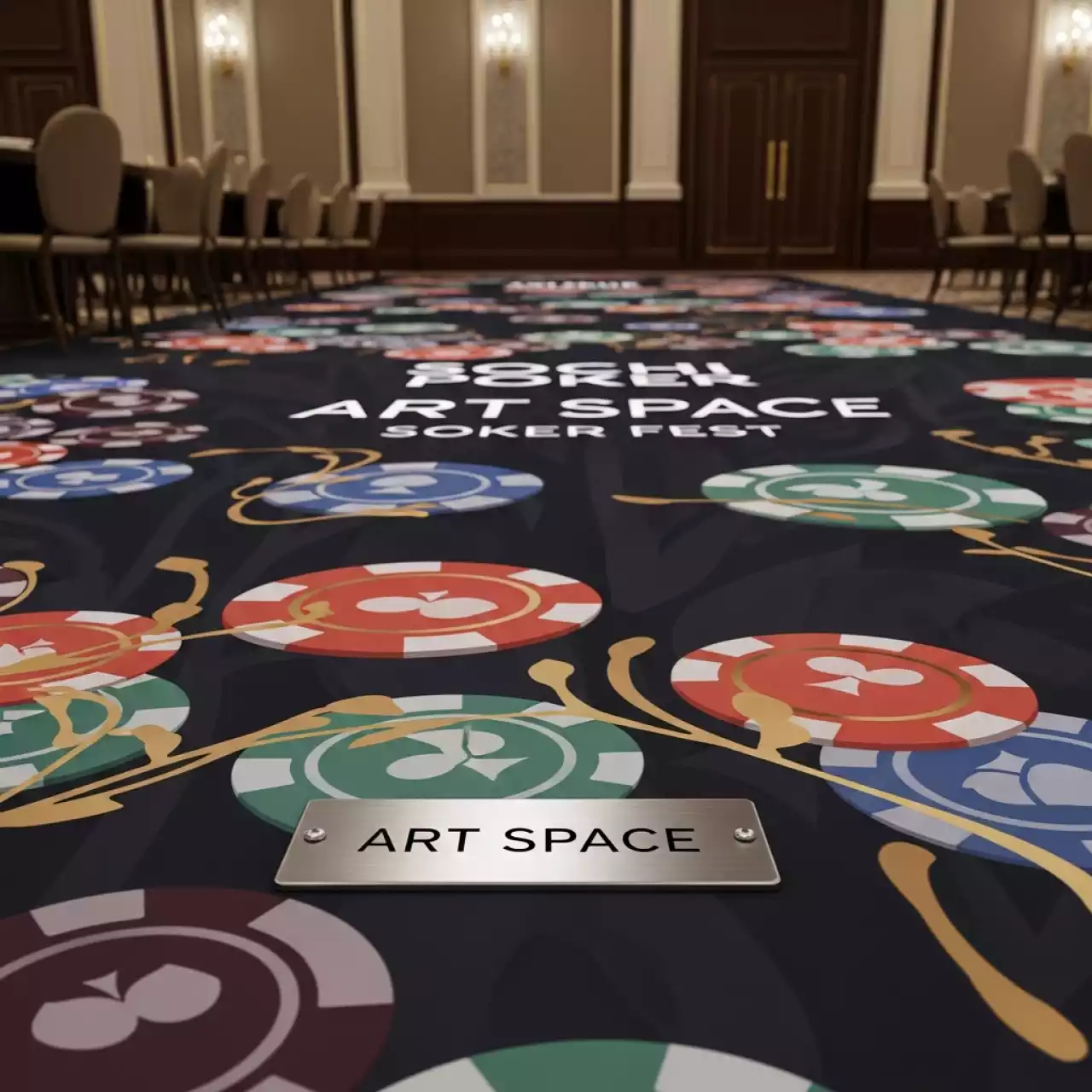 Аренда Графика напольная реклама в Radisson Blu Resort & Congress Centre — ART SPACE