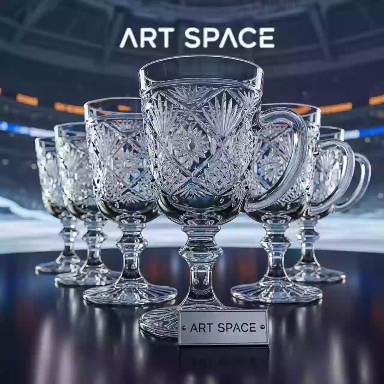 Аренда Графин резной с ручкой в ледовом дворце «Большой» — ART SPACE