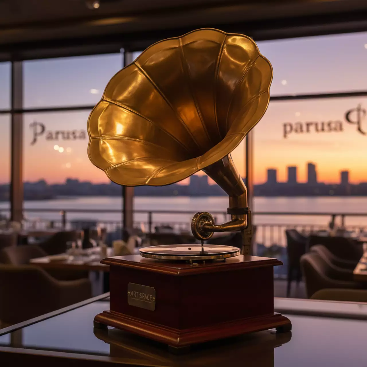 Аренда Граммофон ретро в ресторане «Паруса» — ART SPACE