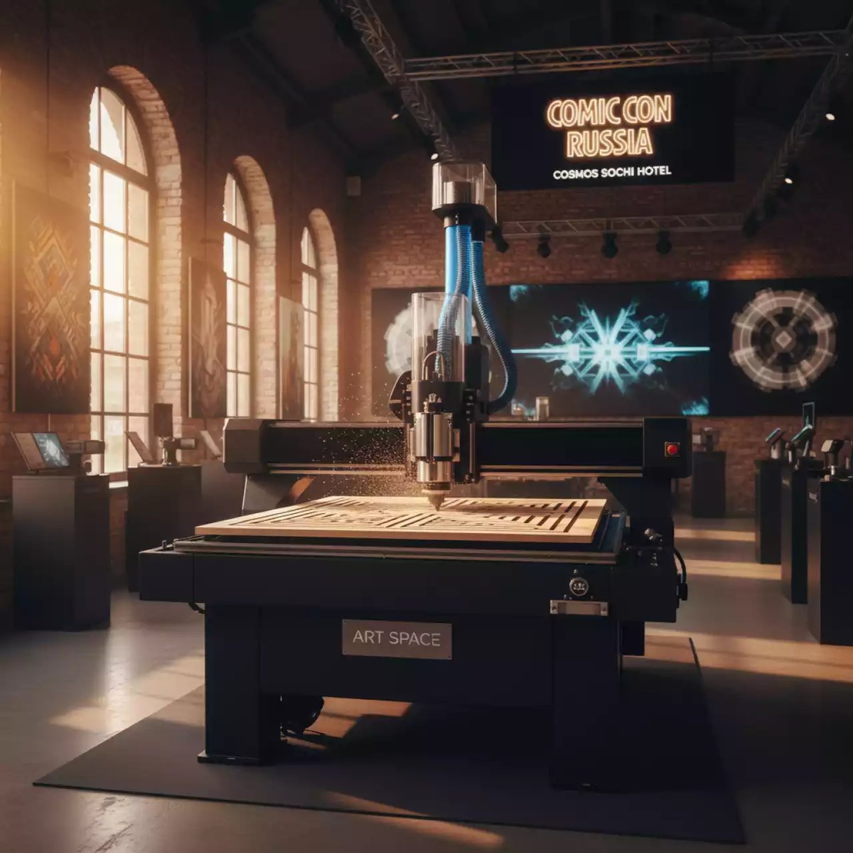 Аренда Гравировально фрезерная машина Sicono SIC 330 DSP Plus Easy Servo в Cosmos Sochi Hotel — ART SPACE