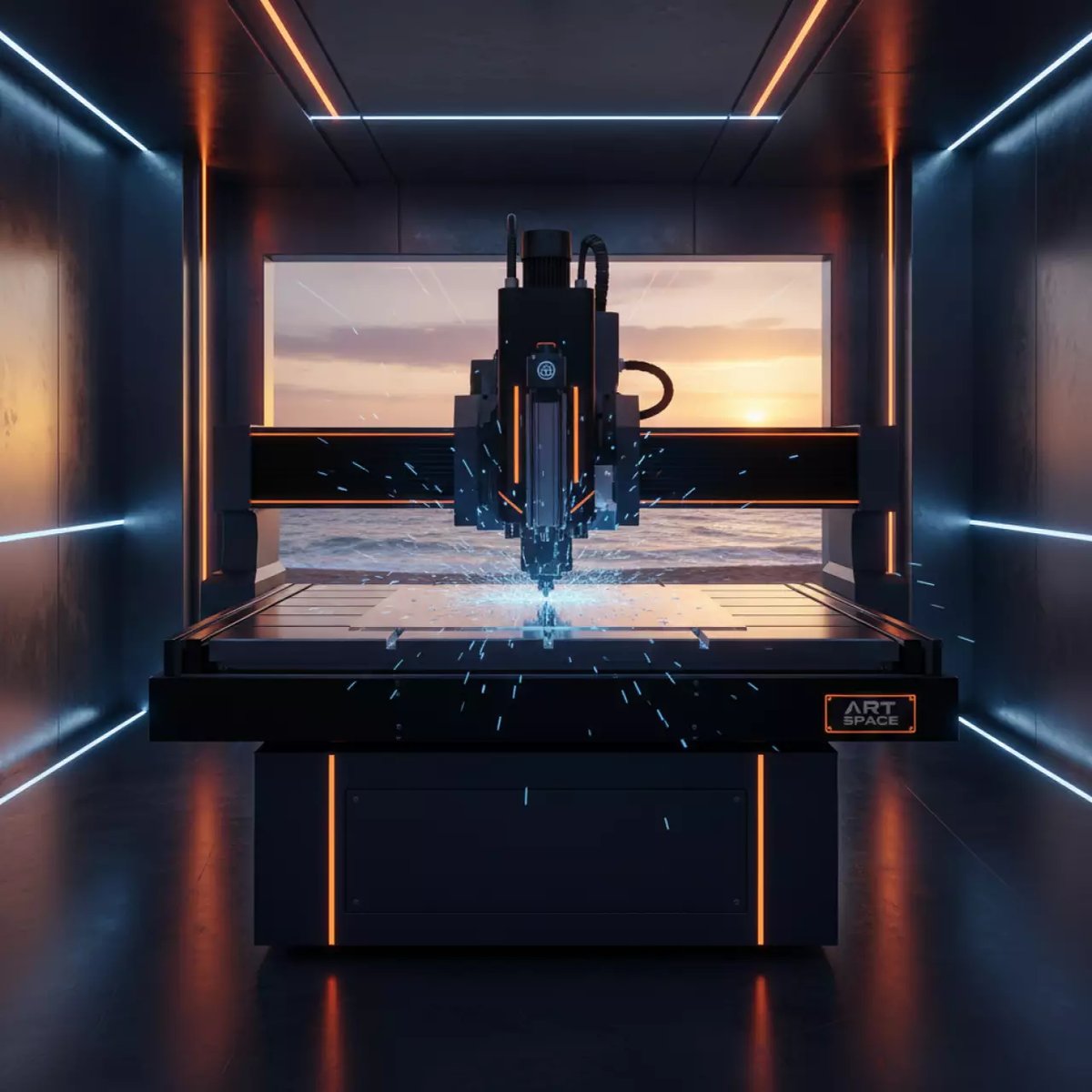 Аренда Гравировально фрезерная машина Vektor VG 2040 с вакуумным столом на пляже «Ривьера» — ART SPACE