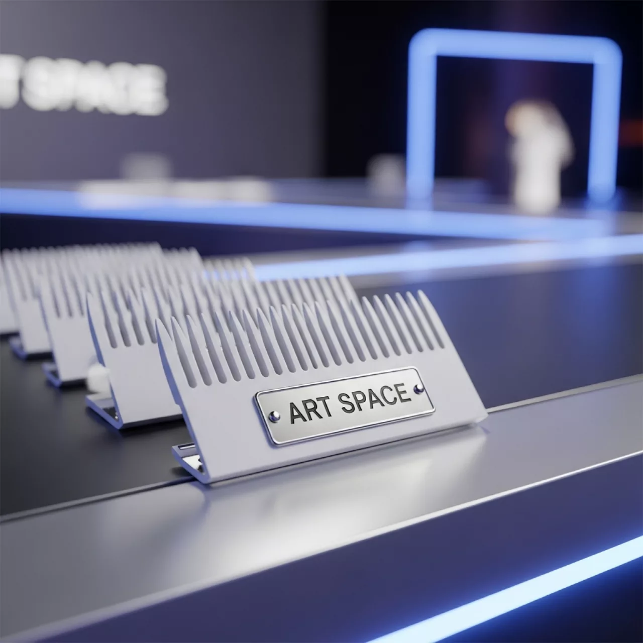 Аренда Гребенки Surebind 10 штырьковые белые 50 мм в ресторане «Плакучая Ива» — ART SPACE