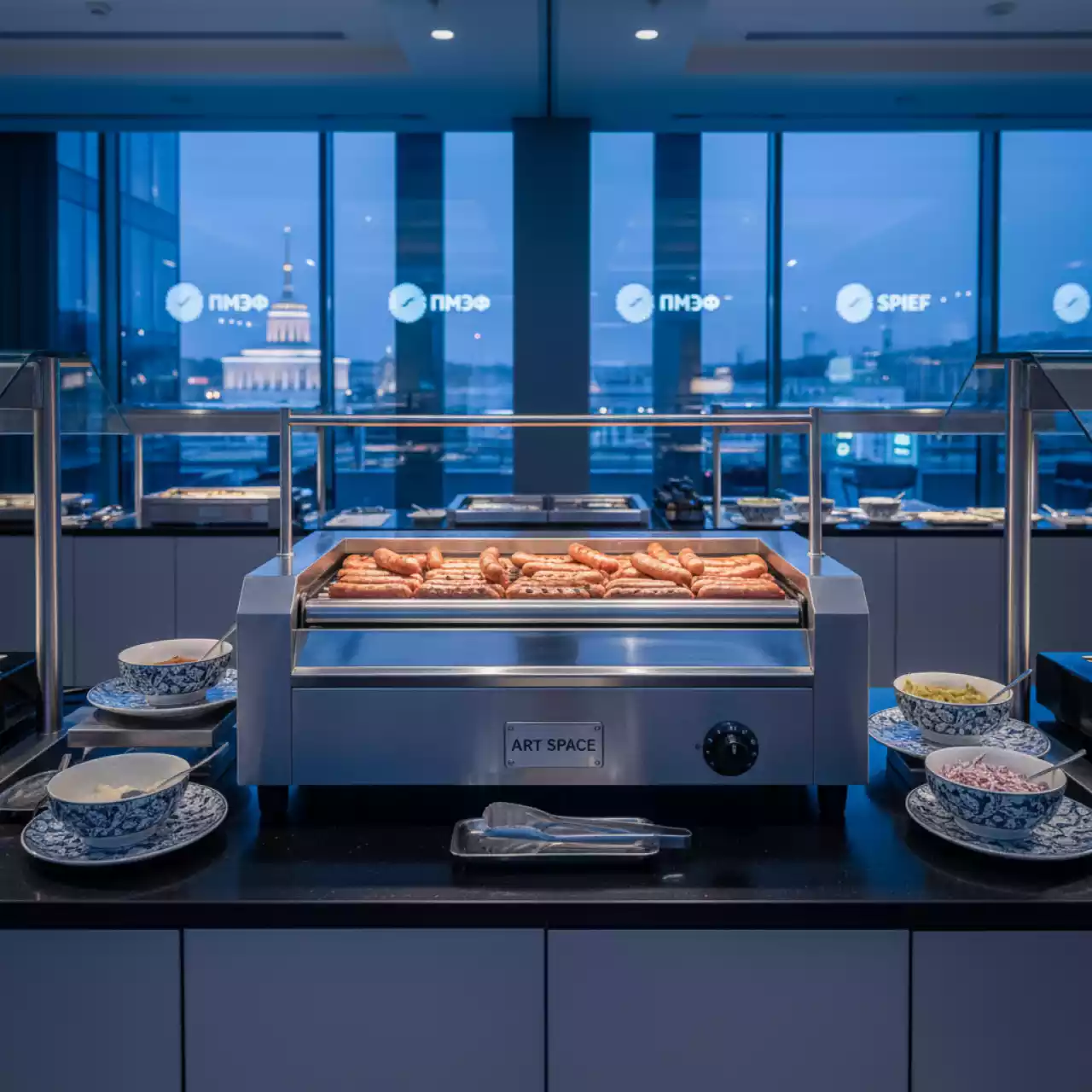 Аренда Гриль для колбасок в банкетном зале «Дельфин» — ART SPACE