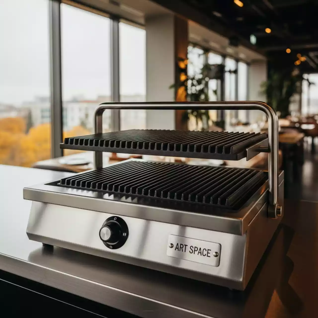 Аренда Гриль прижимной рифленый Sirman Cort RR в ресторане «Высота 5642» — ART SPACE