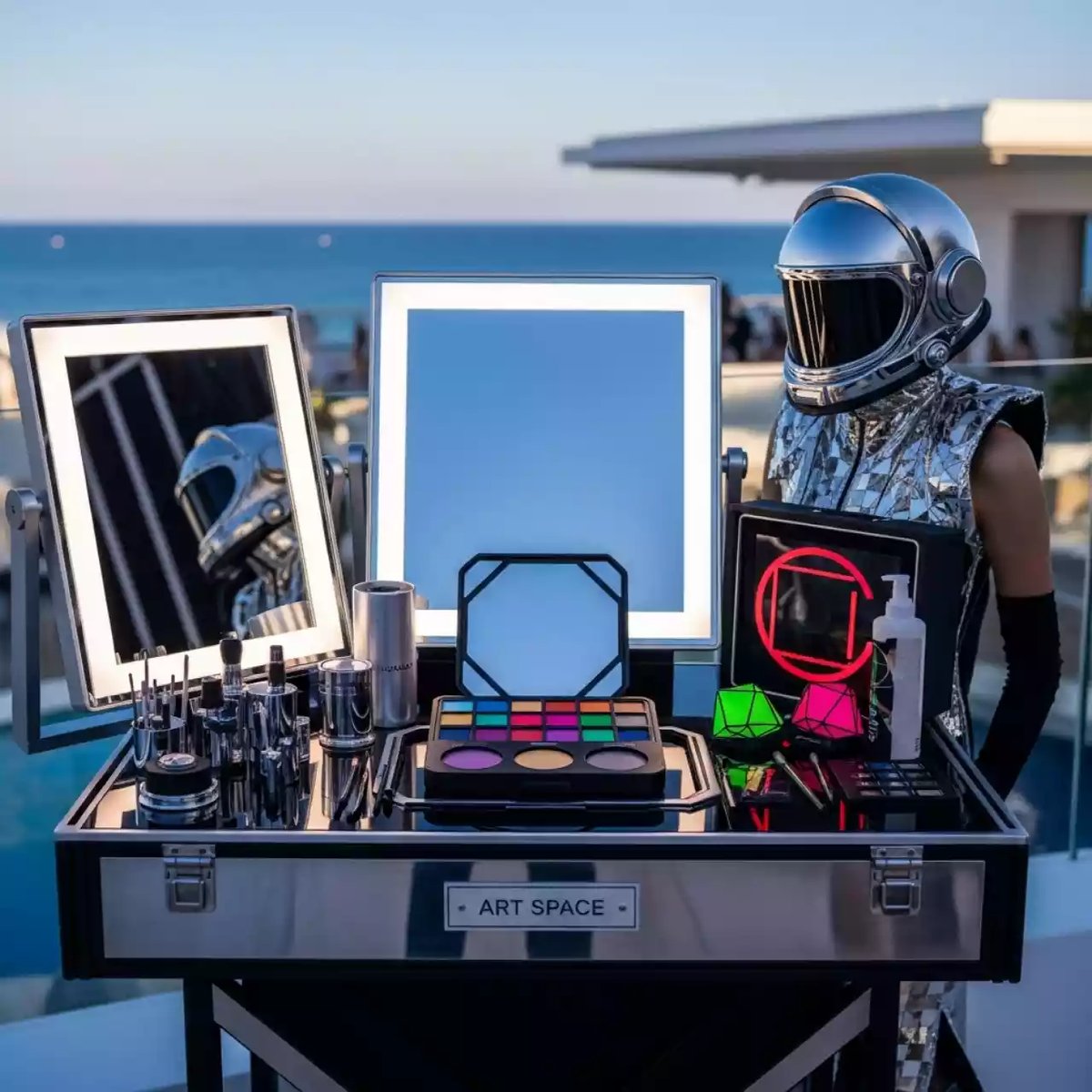 Аренда Грим театральный для мероприятий в пляжном клубе Del Mar — ART SPACE