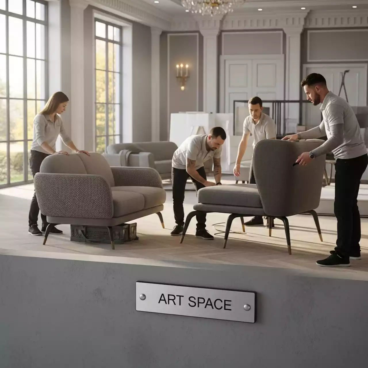 Аренда Грузчики сборщики мебели в Mantera Supreme — ART SPACE