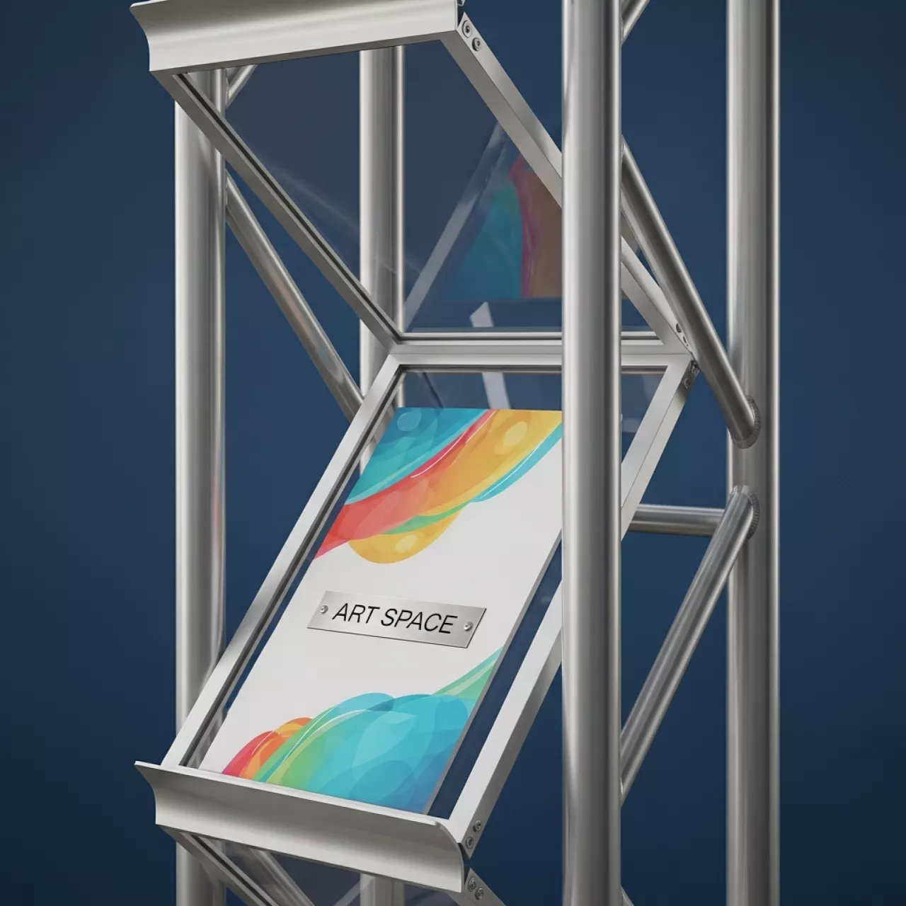 Аренда Х стенд люкс усиленная опора в парке «Ривьера» — ART SPACE