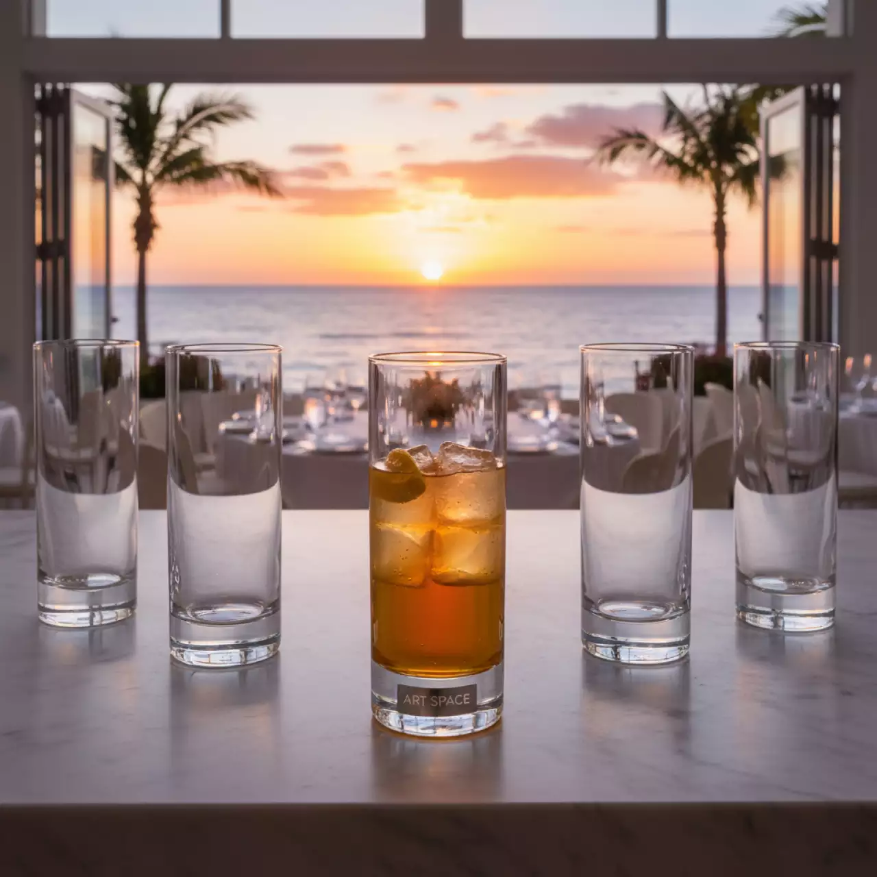 Аренда Хайбол Chef & Sommelier VIP 350 мл в пляжном клубе Del Mar — ART SPACE