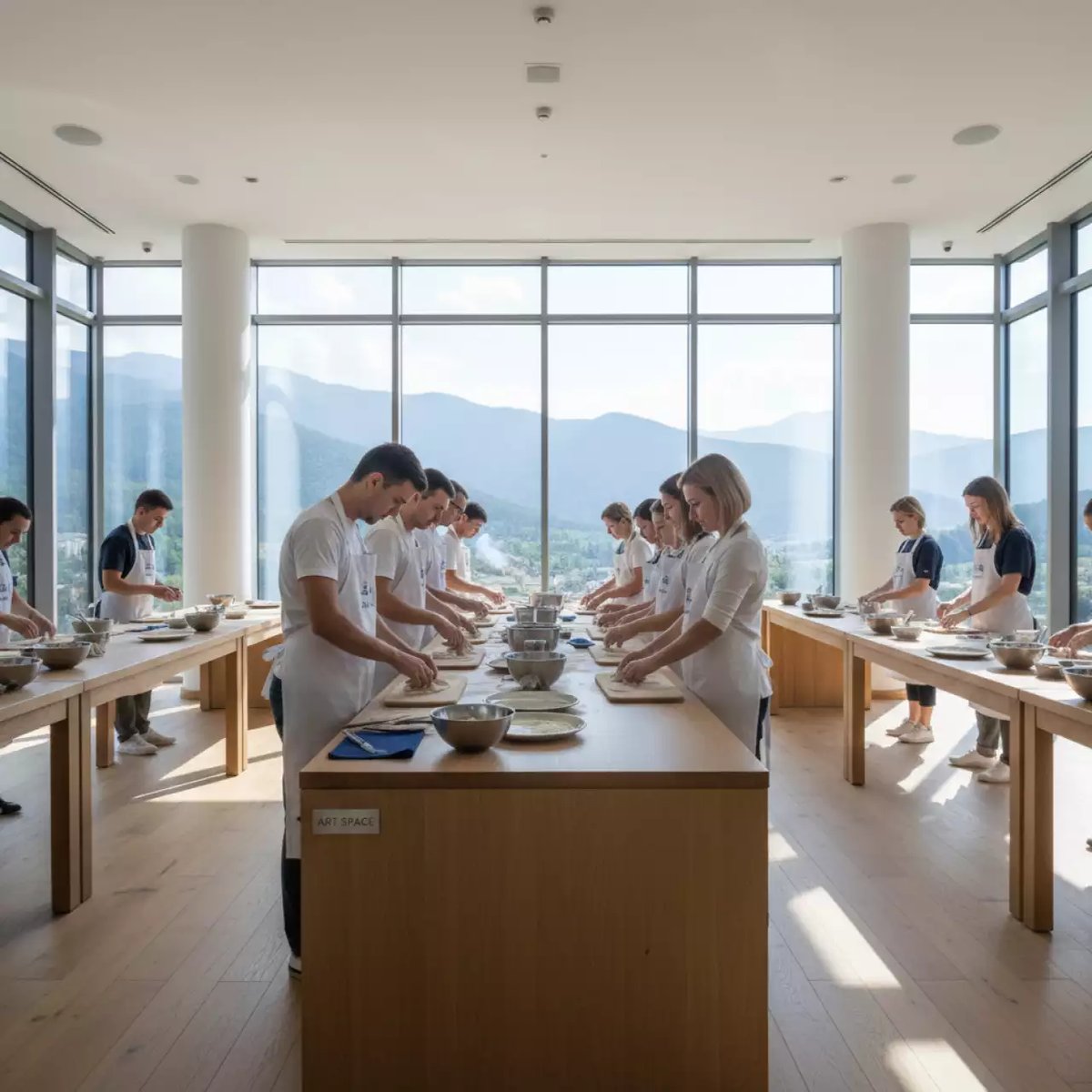 Аренда Хинкали мастер класс по приготовлению в Radisson Hotel Rosa Khutor — ART SPACE