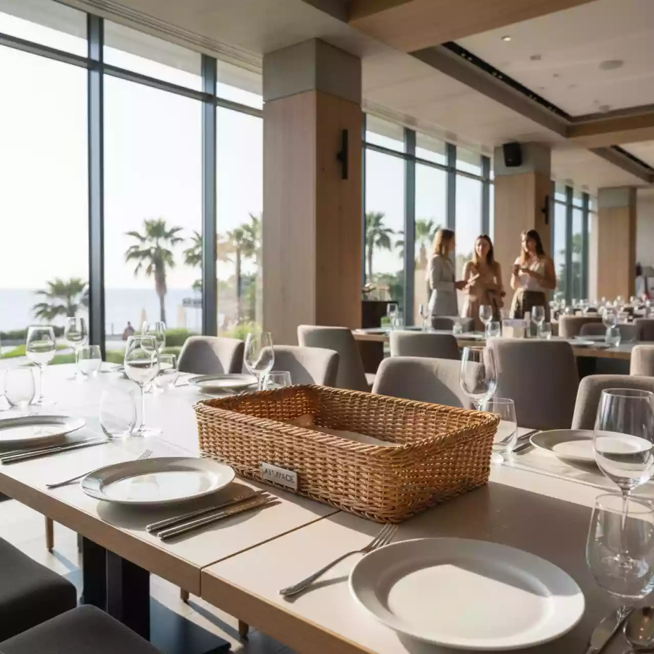 Аренда Хлебная корзинка плетеная прямоугольная большая 360х270х90 мм в Pullman Sochi Centre — ART SPACE