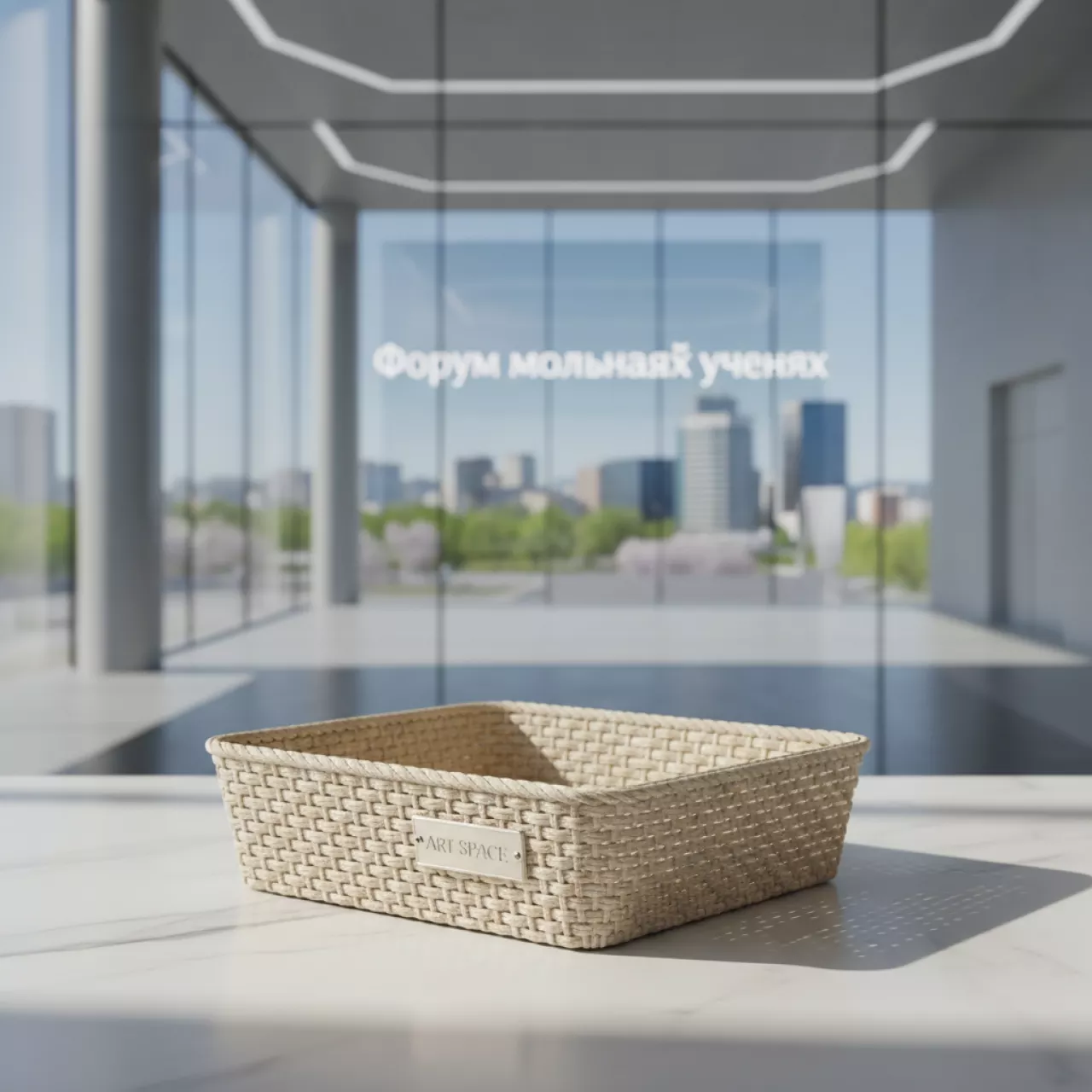 Аренда Хлебная корзинка плетеная прямоугольная малая 210х160х60 мм в Alpha Sirius — ART SPACE