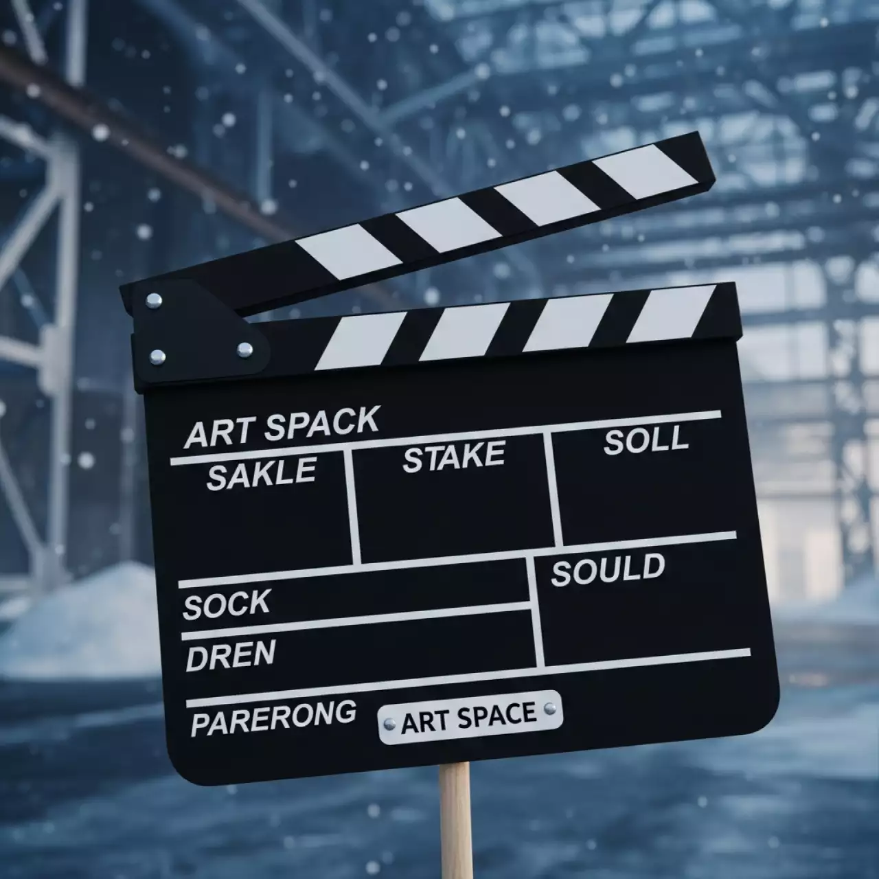 Аренда Хлопушка кино черная в санатории «Металлург» — ART SPACE