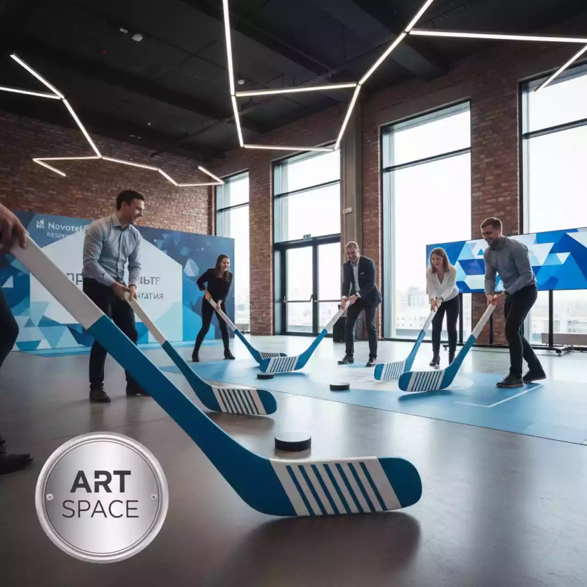 Аренда Хоккей гигантский в Novotel Resort — ART SPACE