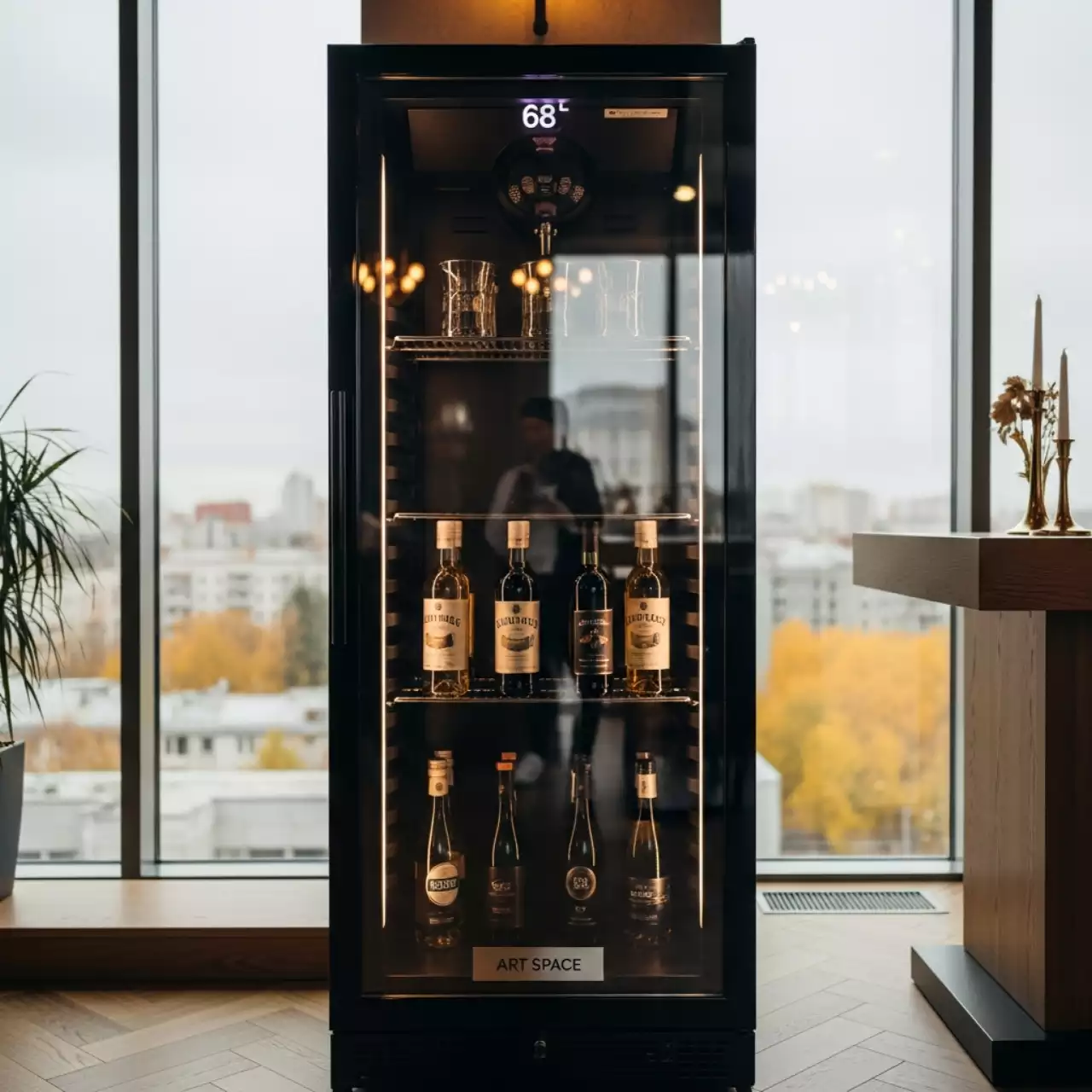 Аренда Холодильник барный 68 л в ресторане «Высота 5642» — ART SPACE