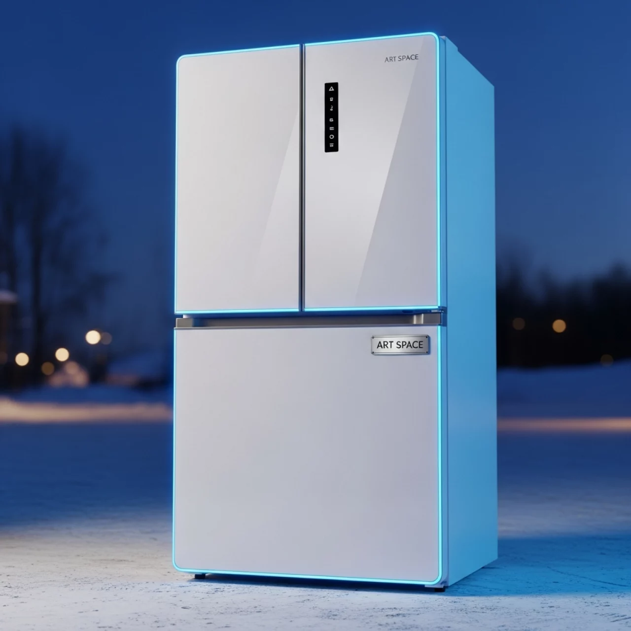 Аренда Холодильник двухкамерный белый 300 л в Delta Sirius — ART SPACE