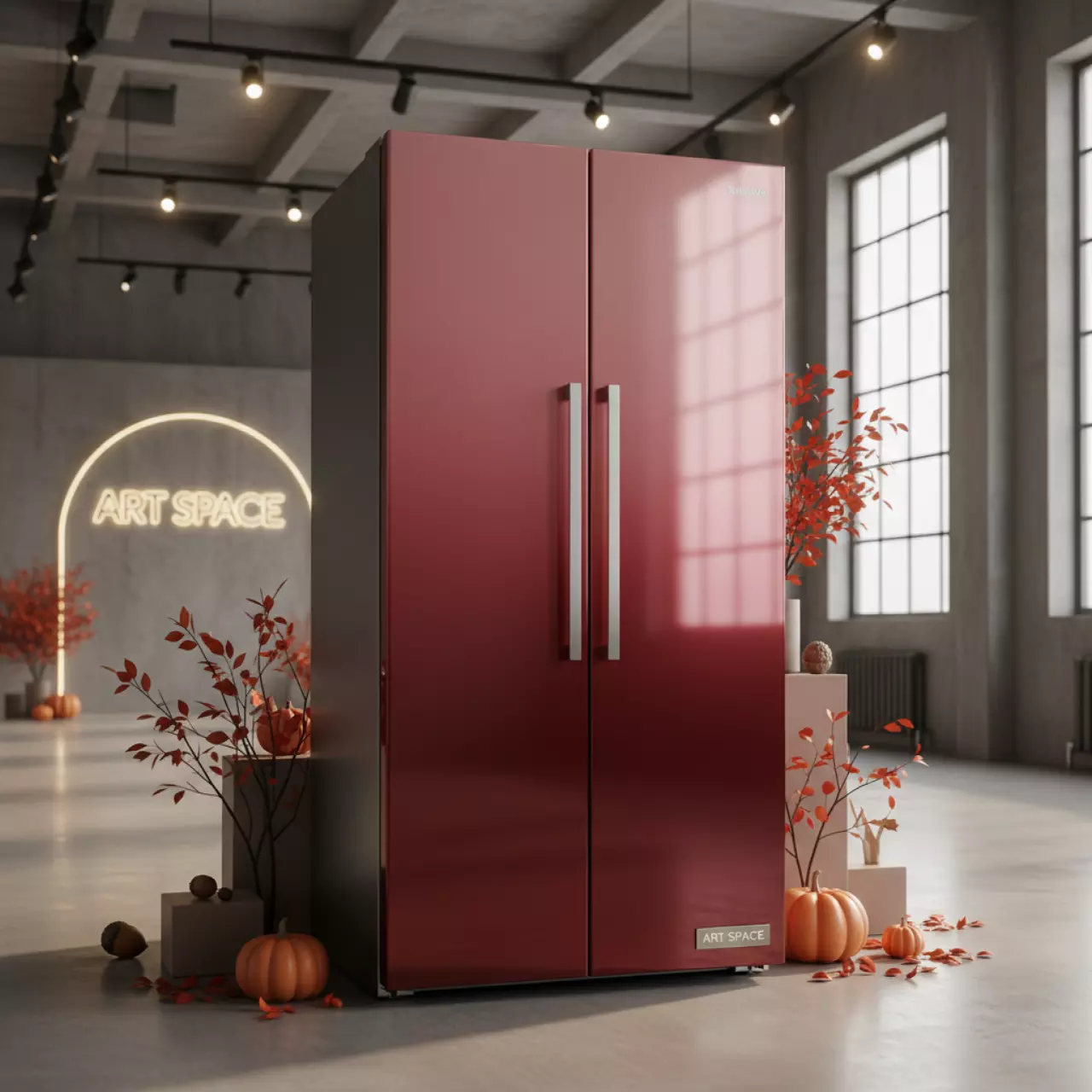 Аренда Холодильник SHARP SJ GV58A RD в ледовом дворце «Роза Хутор» — ART SPACE