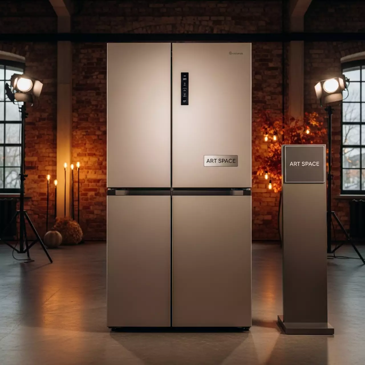 Аренда Холодильник SHARP SJ XE59PM BE в ОКЦ «Галактика» — ART SPACE