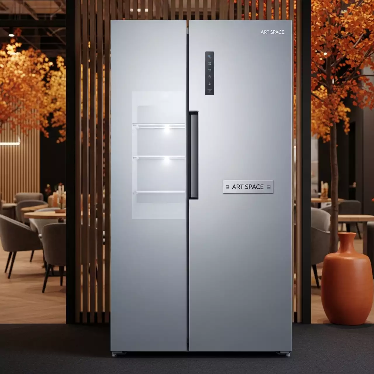 Аренда Холодильник Sharp SJ XG60PM SL в ледовой арене «Шайба» — ART SPACE