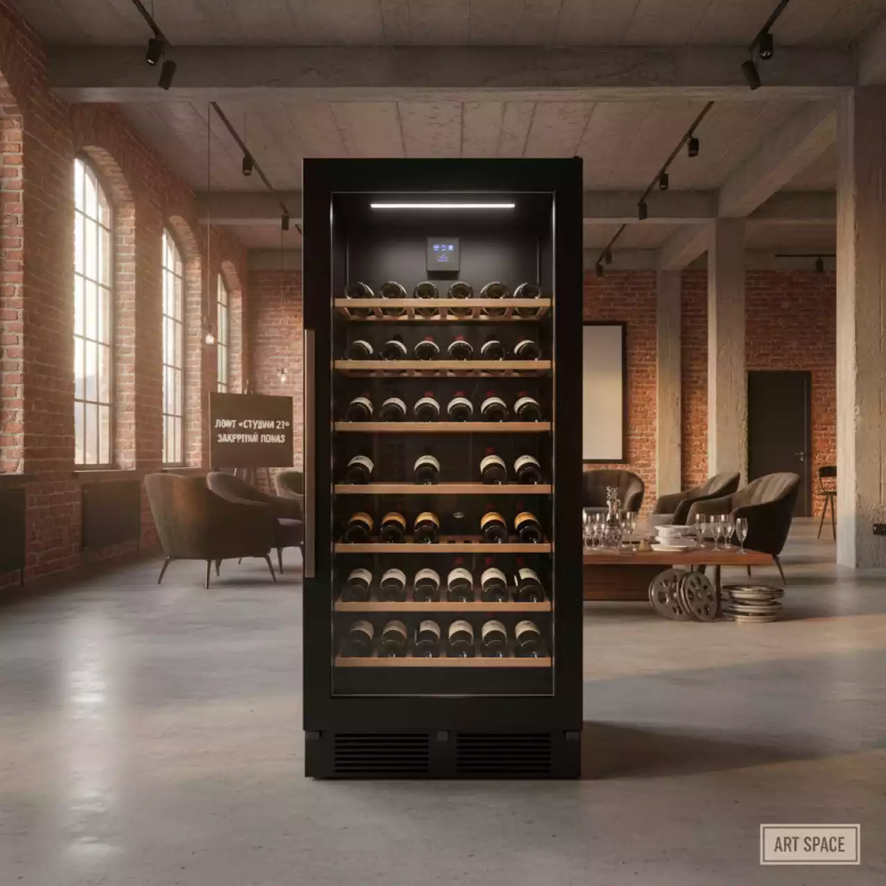 Аренда Холодильник винный Pozis 1 в лофте «Студия 21» — ART SPACE