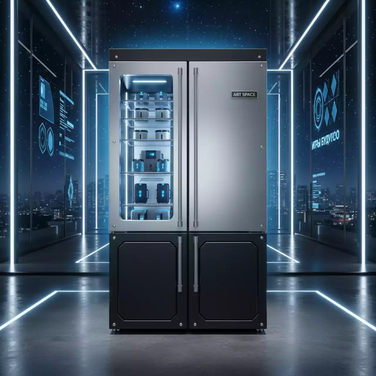 Аренда Холодильный шкаф 500 л в комплексе Sea Galaxy — ART SPACE