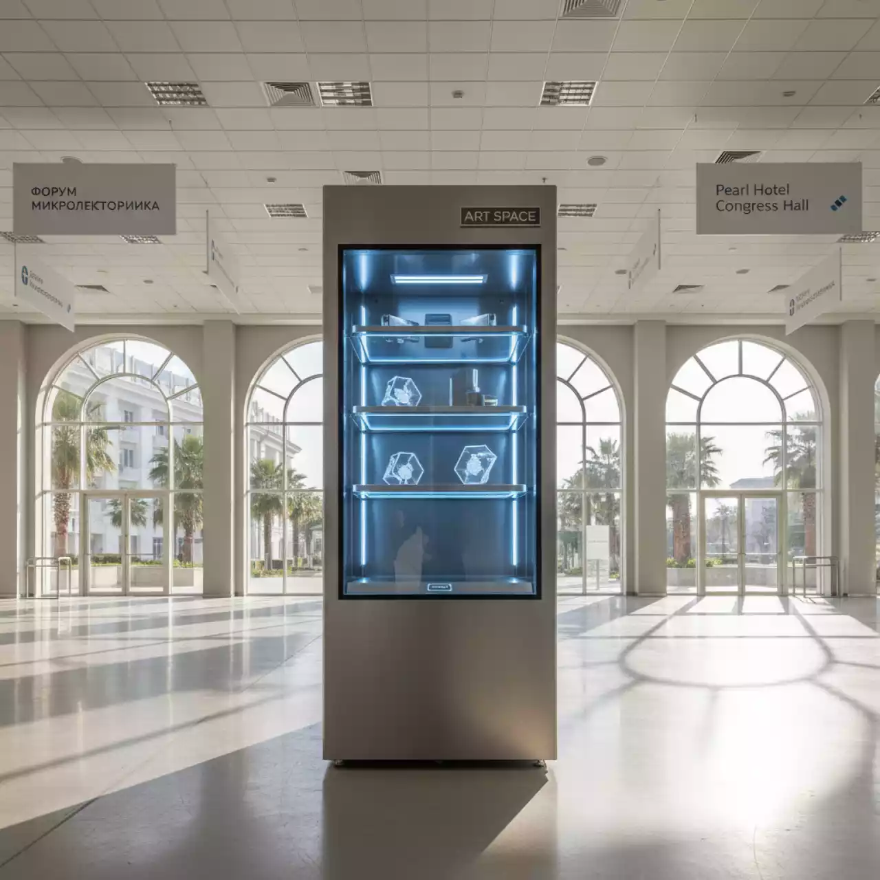 Аренда Холодильный шкаф Бирюса 461KRDNQ в конгресс-холле отеля Жемчужина — ART SPACE