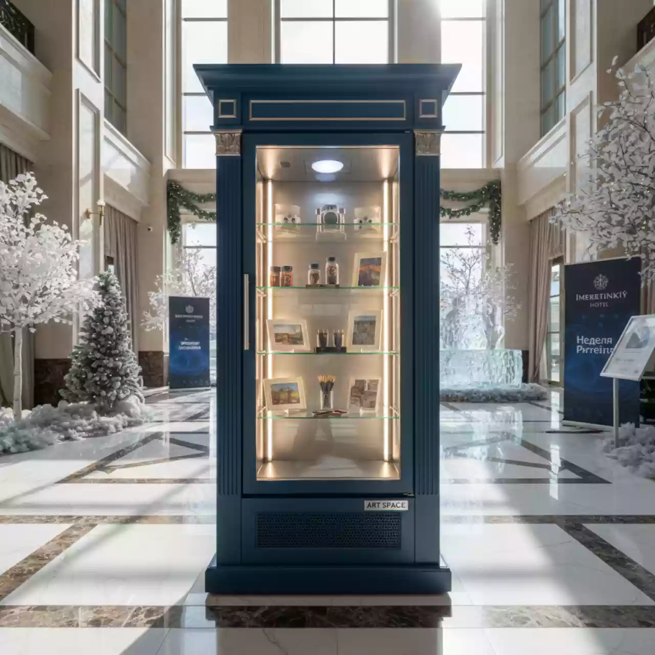 Аренда Холодильный шкаф Марихолодмаш Капри П 390 С в Imeretinskiy Hotel — ART SPACE