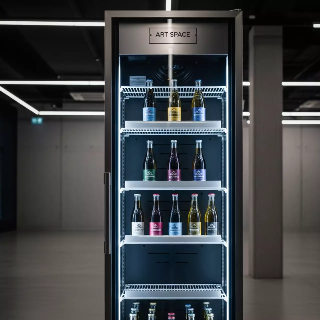 Аренда Холодильный шкаф Полюс Carboma R 560 со стеклом в Зимнем театре — ART SPACE