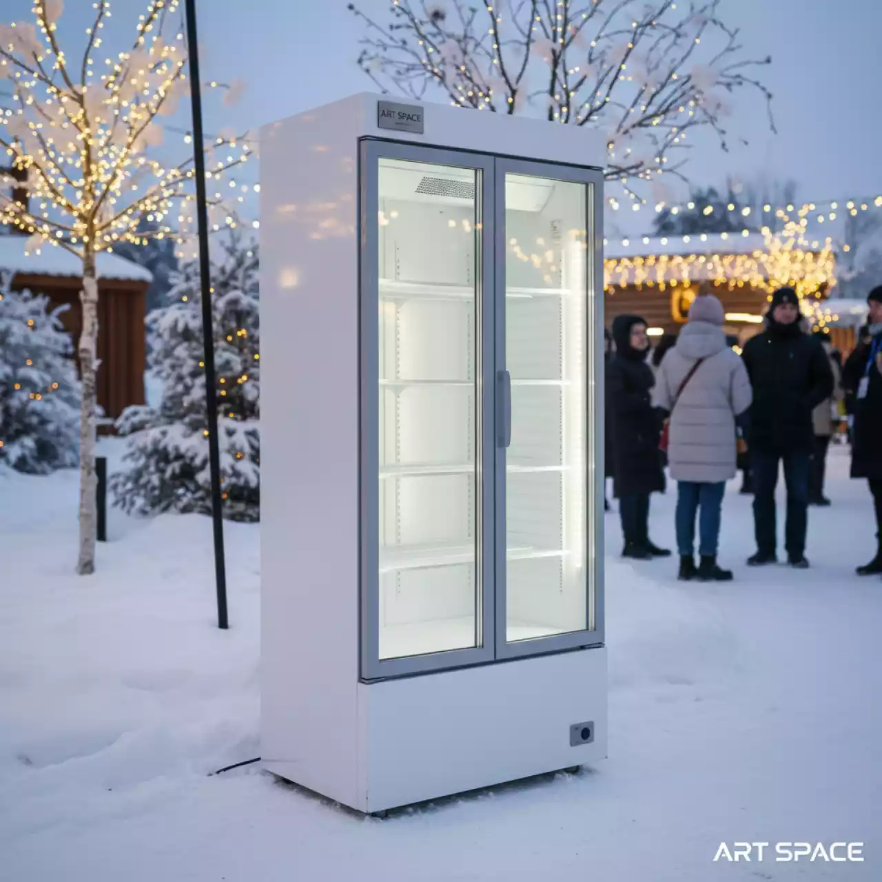 Аренда Холодильный шкаф Полюс Carboma R 560СВ в этно-парке «Моя Россия» — ART SPACE