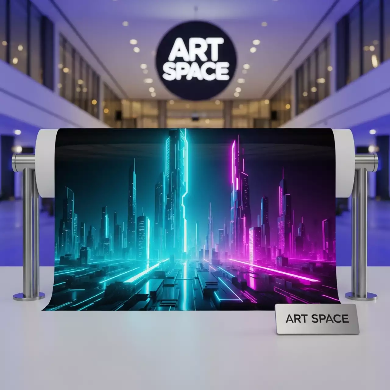 Аренда Холст Albeo Synthetic Gloss Canvas 24 260 г м² 610х30 м 50,8 мм SGC260 24 в Radisson Collection Paradise — ART SPACE