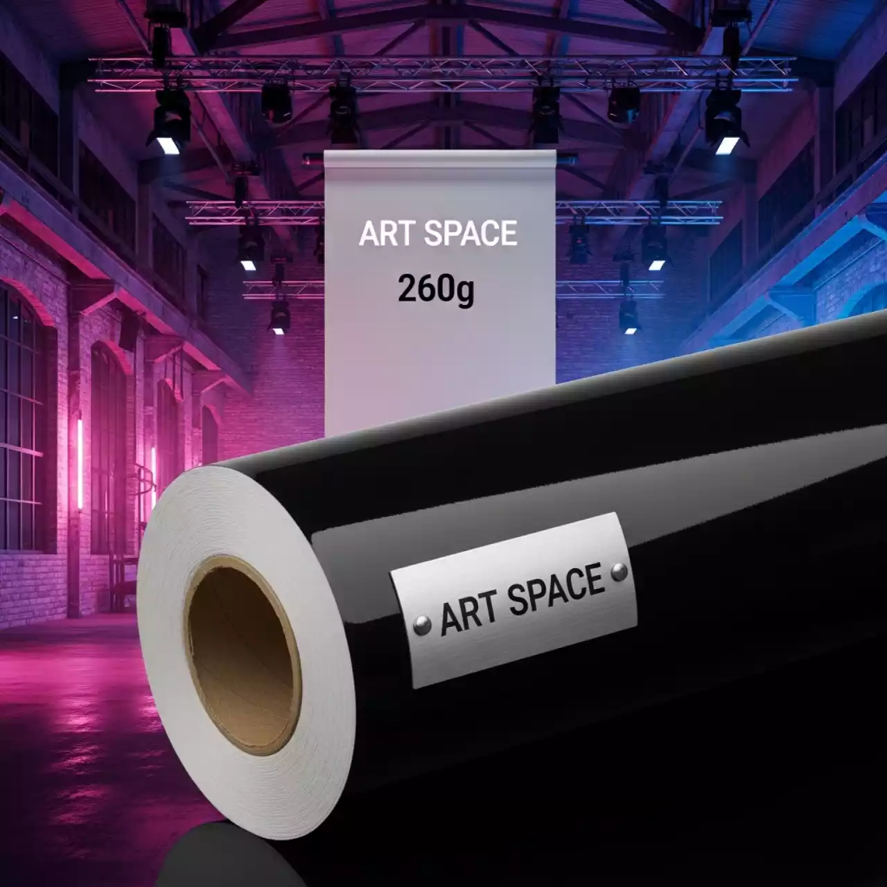 Аренда Холст Albeo Synthetic Gloss Canvas 42" 260 г м² 1067x30 м в лофте «Студия 21» — ART SPACE