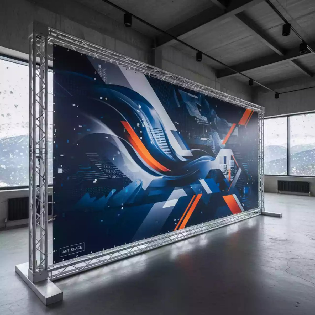Аренда Холст Albeo Synthetic Gloss Canvas 50" 260 г м² 1270x30 м в Skypark Sochi — ART SPACE