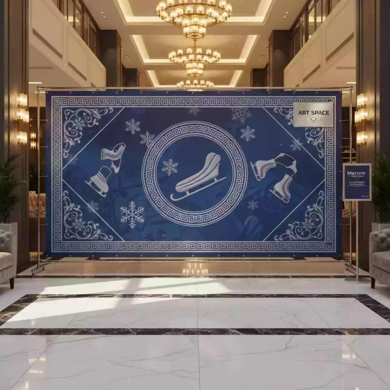 Аренда Холст Canon Scrim Banner Vinyl 380 г м² 0,914х15 м в Mercure Сочи Центр — ART SPACE