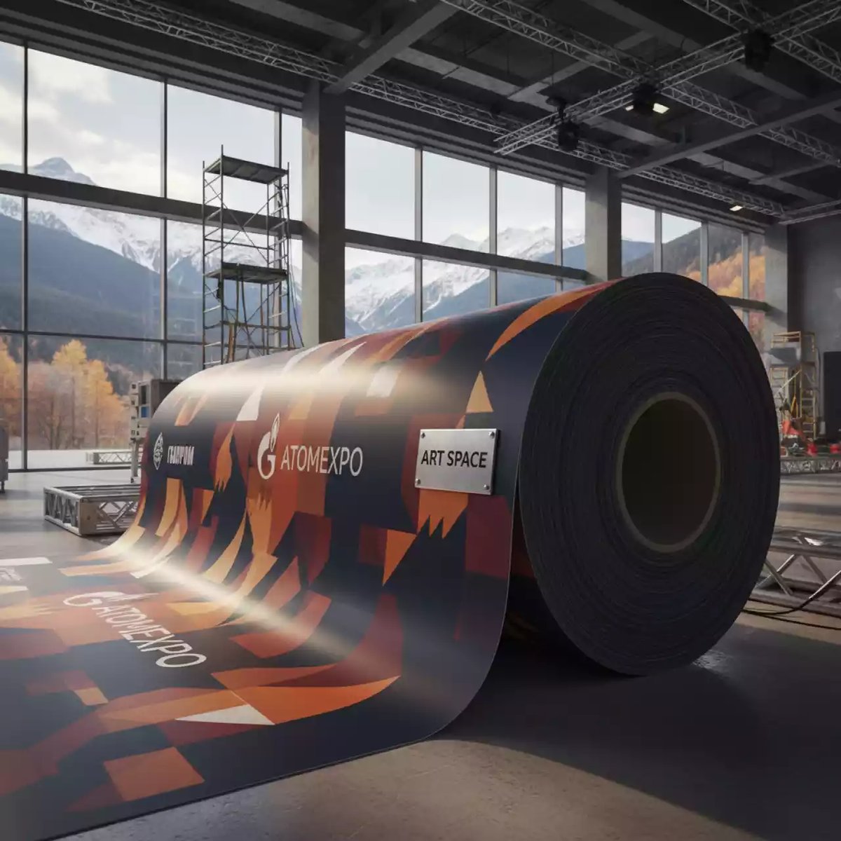 Аренда Холст Canon Scrim Banner Vinyl 380 г м² 610х15 м 50,8 мм 3979B005 на курорте «Газпром» (Альпика) — ART SPACE