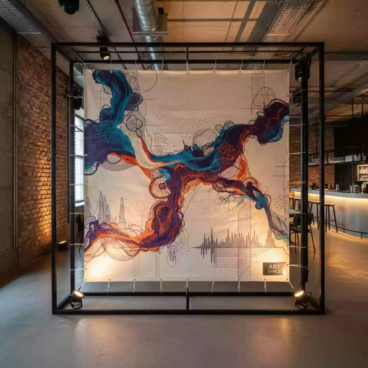 Аренда Холст Canon Water Resistant Art Canvas 340 г м² 0,914х15,2 м в ресторане «D.O.M» — ART SPACE