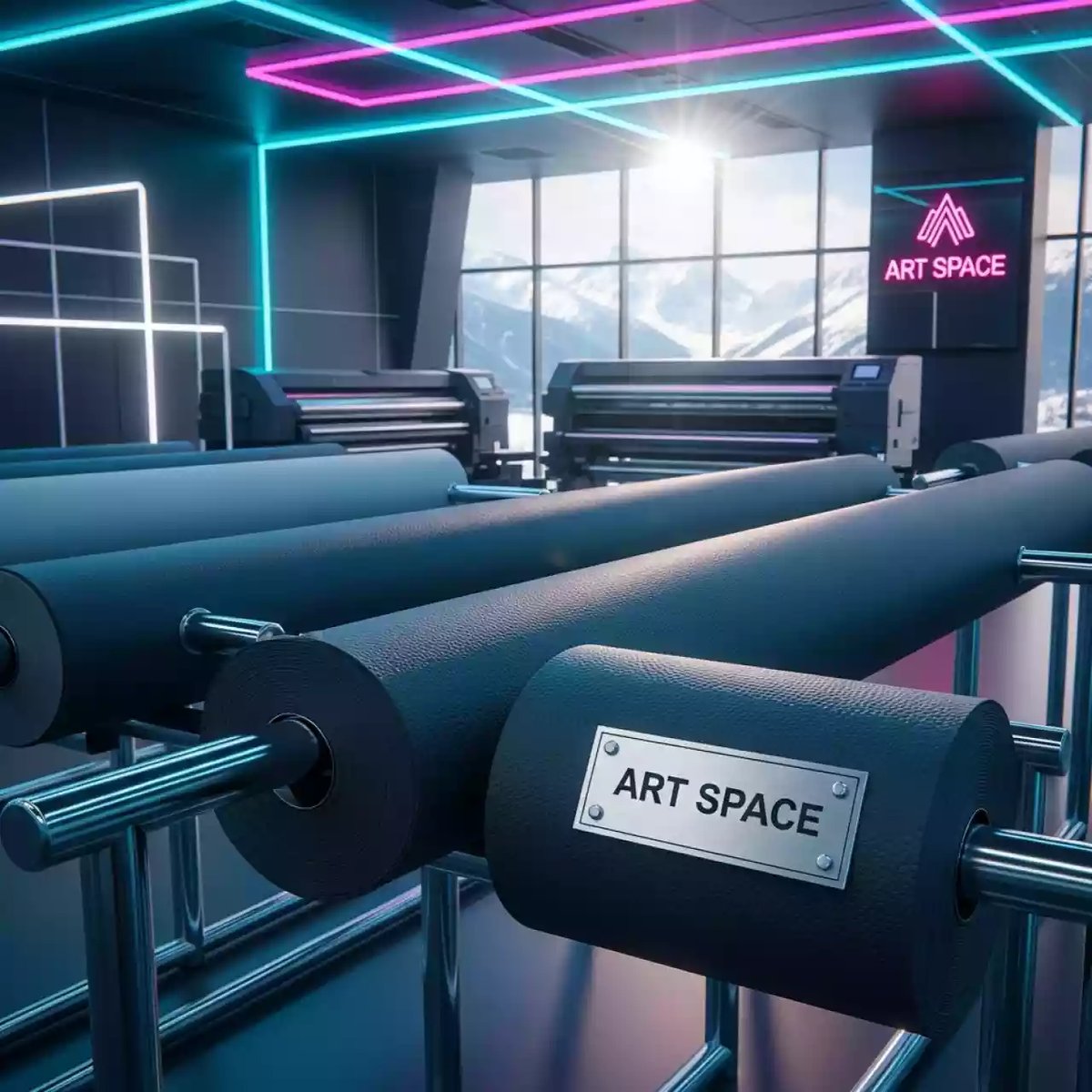 Аренда Холст Canon Water Resistant Art Canvas 340 г м² 914x15,2 м 50,8 мм 9172A001 в ледовом дворце «Роза Хутор» — ART SPACE