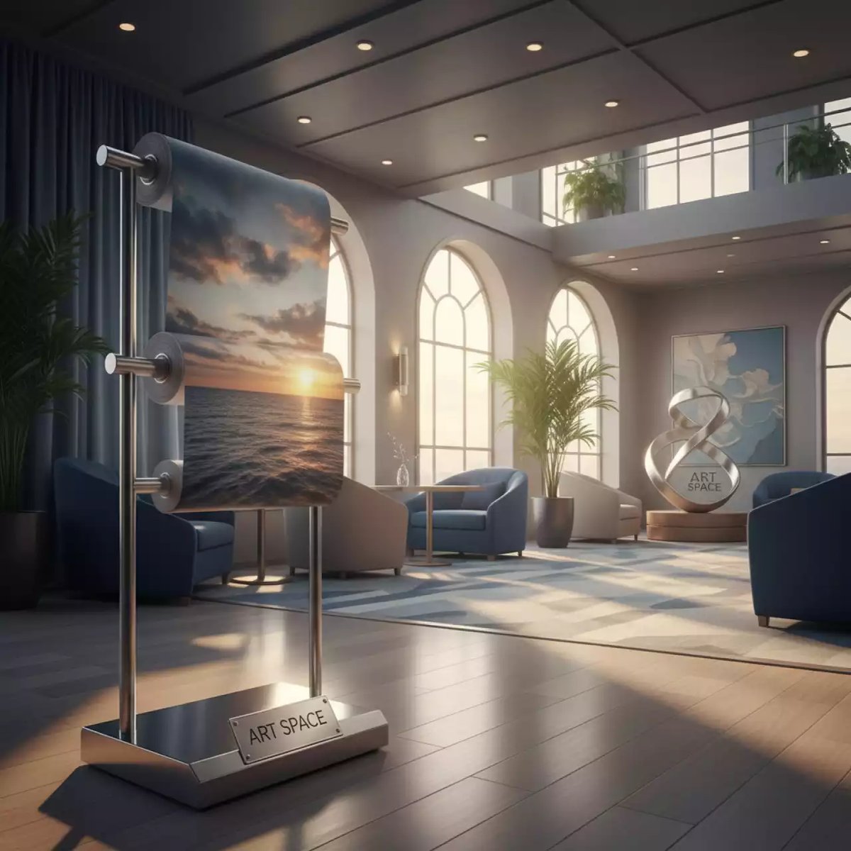 Аренда Холст Epson Premium Canvas Satin 17 350 г м² 432х12,2 м 50,8 мм C13S041846 на теплоходе «Дагомыс» — ART SPACE