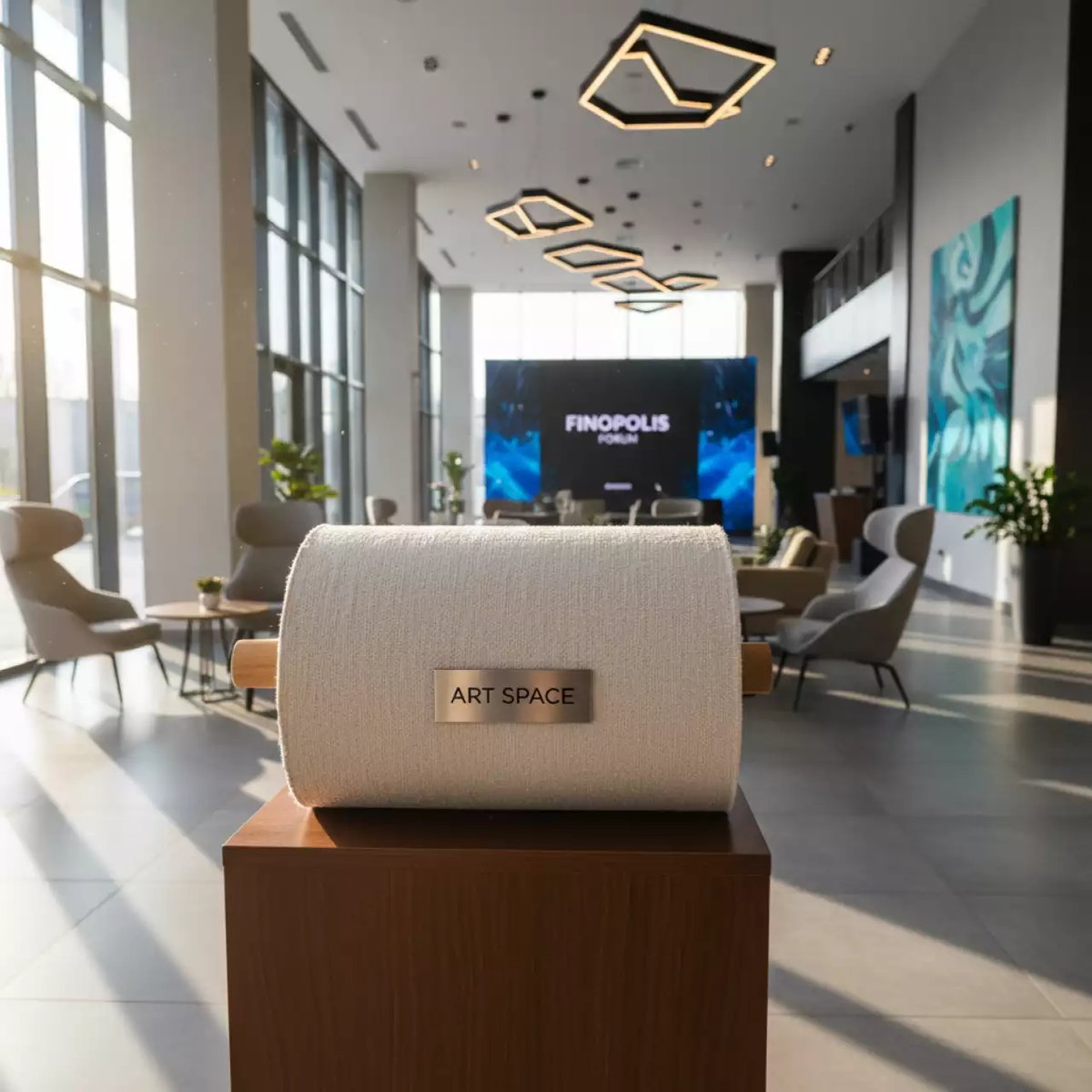 Аренда Холст Indorian для водных чернил 100 хлопок матовый 380 м² 1,27х30 м в Sport Inn Hotel & Wellness — ART SPACE