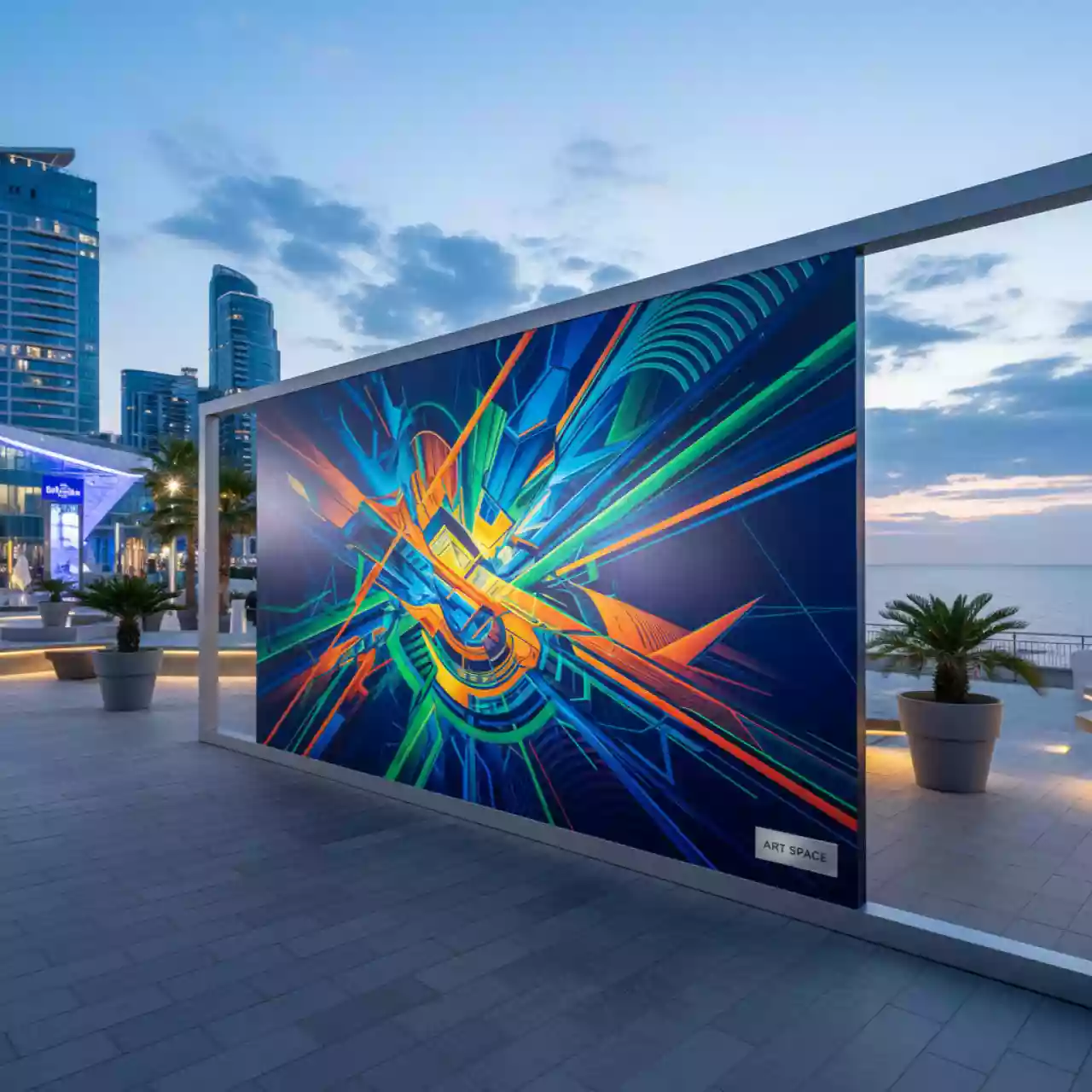 Аренда Холст Indorian глянцевый 380 г м² 1,27х18 м на Имеретинской набережной — ART SPACE