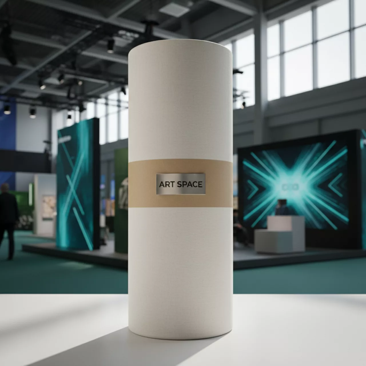 Аренда Холст Indorian натуральный выбеленный 100 хлопок матовый 380 м² 0,914х18 м в Green Flow Hotel — ART SPACE