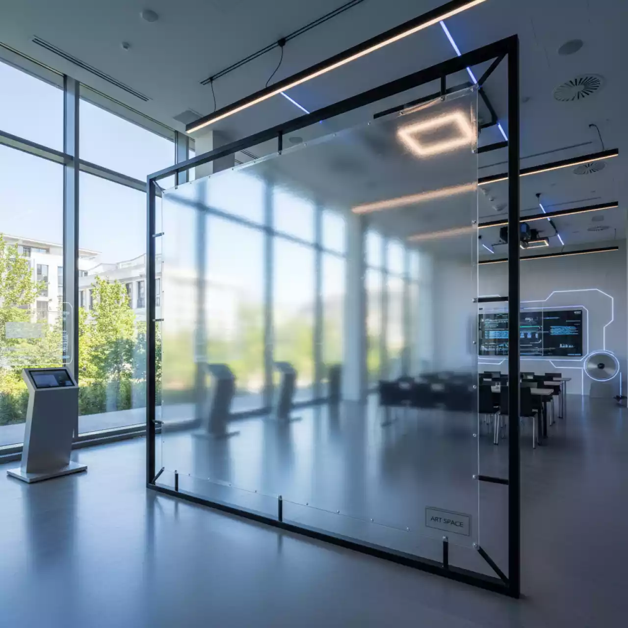 Аренда Холст синтетический универсальный Albeo Silver Canvas с серебряным покрытием в Гранд Отель Сочи — ART SPACE