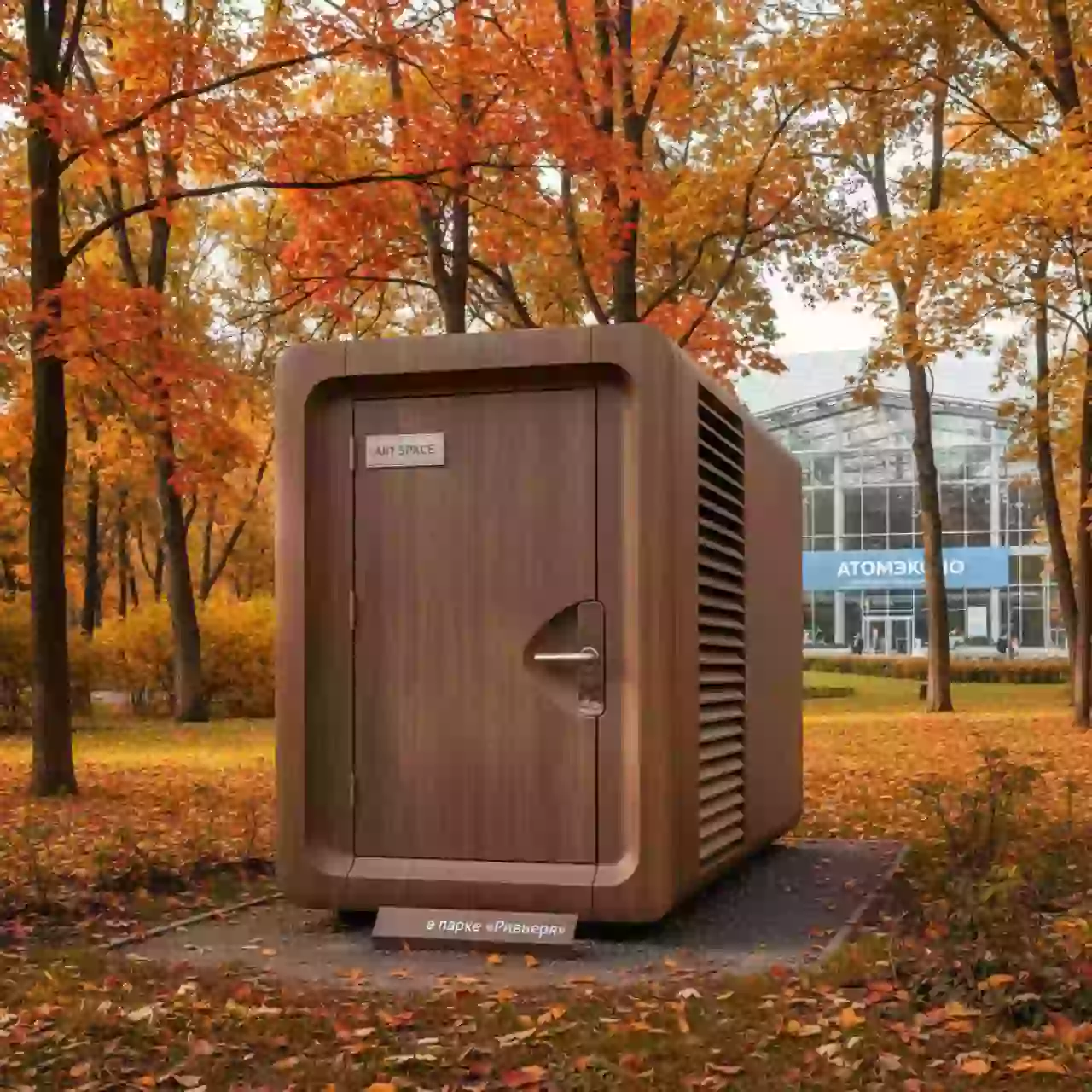 Аренда Хозблок Дарвин 4х6 118х184 см коричневый в парке «Ривьера» — ART SPACE